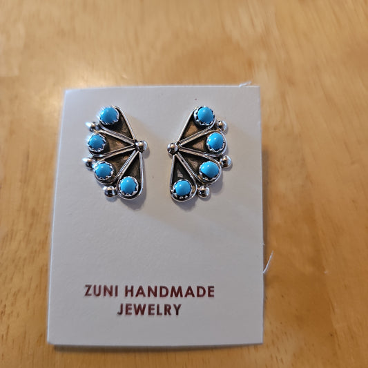 Fan earrings